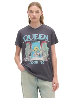 T-shirt z nadrukiem Queen