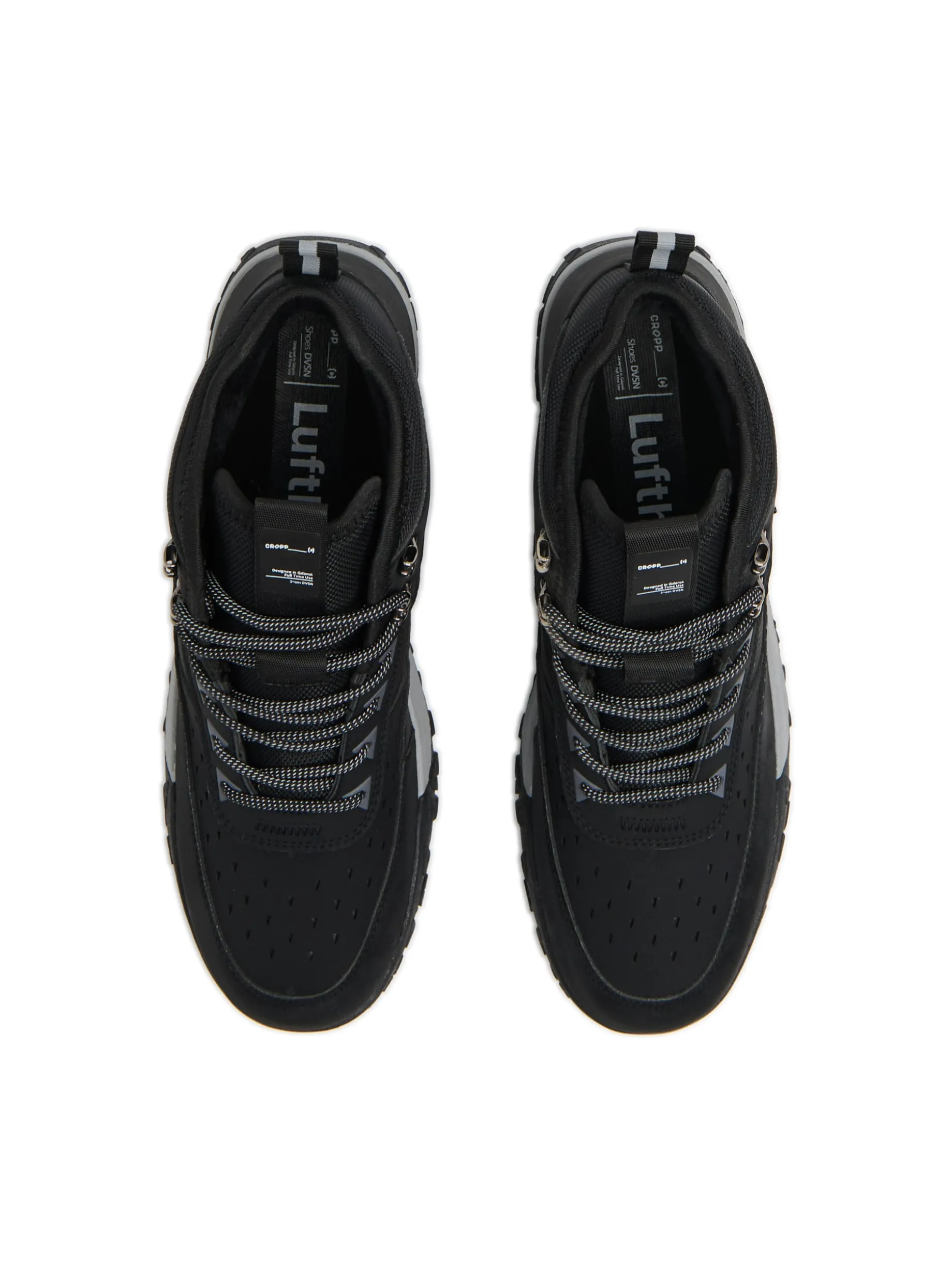 Wysokie czarne sneakersy